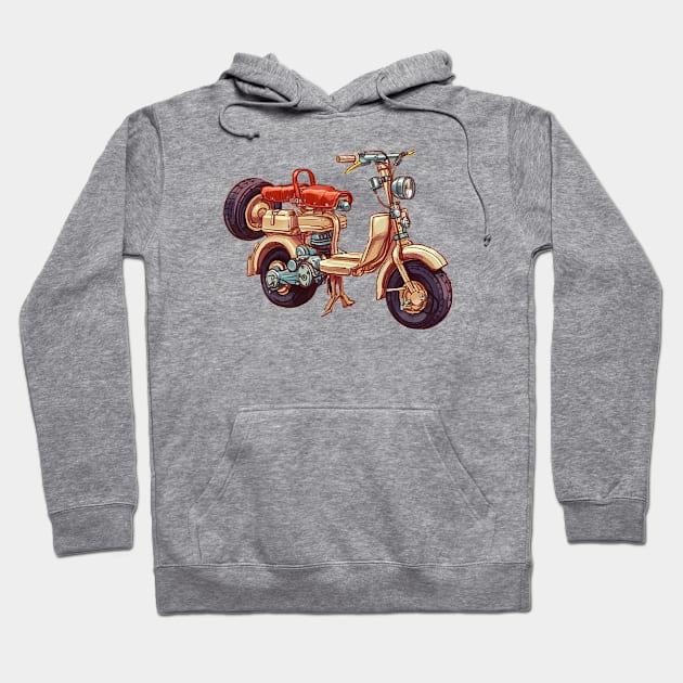 Classic Concept Motor Bike Hoodie by DOPING99